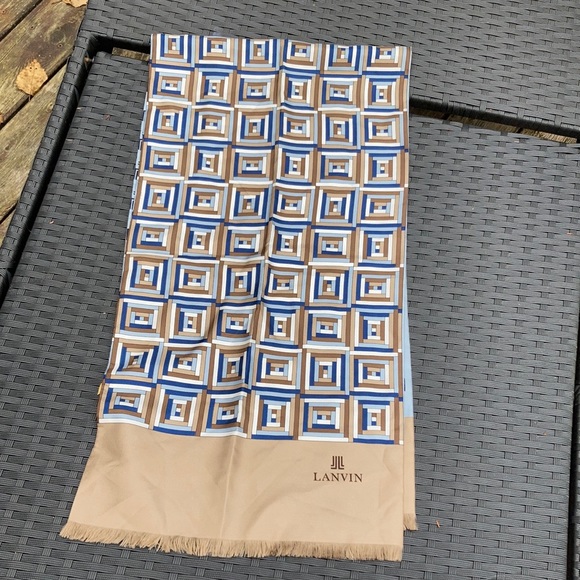 Lanvin silk long scarf. - Picture 1 of 6
